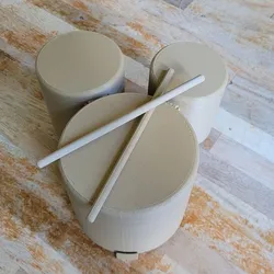 Doundoun - African Drum - practice set (3 drums)