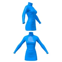 dress / dress stl / Evening Dress / Party Dress / Dress Elegant / Dress Corset