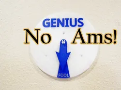 Genius / fool (always lands on fool) - Free 3D Print Model