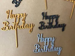 Happy Birthday With and Without stand - Free 3D Print Model
