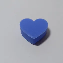 Heart Symbol Meeple Silhouette – 3D Printable Game Token