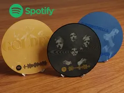 Interactive Spotify Vinyls: Queen, K-Pop & More - Free 3D Print Model