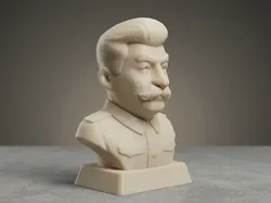 Joseph Stalin Bust - Highly Detailed - Free 3D Print Model