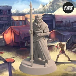 Mehrana “the Silent” – 3D printable miniature – STL file