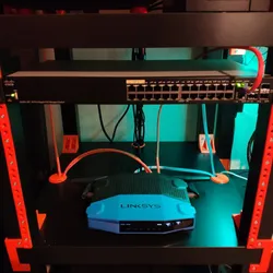 Prack-Rack; IKEA Lack Rack With Guide Rails