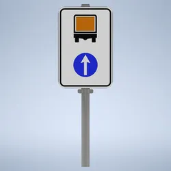 Road sign 425