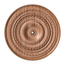 Rosette No. 094 - STL Neoclassical Round Ceiling Medallion with Rope and Acanthus Ring