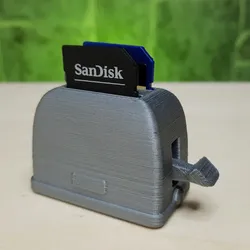 SD Card Toaster Print In Place