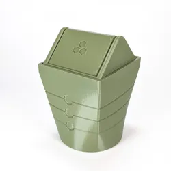 Swingtop Bin - Print-in-place Trash Can!