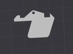 Charging handle latch / latch lever - Free 3D Print Model
