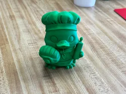 CHEF DUCK - Free 3D Print Model