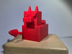 Devil duck - Free 3D Print Model