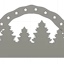 Electric arc candle arch