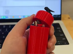 Fire Extinguisher Lighter Case - In Case of FIRRE! - Free 3D Print Model