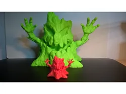 Halloween creepy tree