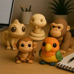 Jungle Explorers Bundle - Kawaii Animals Collection
