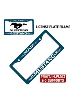 LICENSE PLATE FRAME MUSTANG - LICENSE PLATE FRAME MUSTANG. PRINT IN PLACE - PRINT IN PLACE - PRINT IN PLACE - PRINT IN PLACE - PRINT IN PLACE - PRINT IN PLACE - PRINT IN PLACE - PRINT IN PLACE.