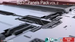 Sci-Fi Panels vol 2 3D model