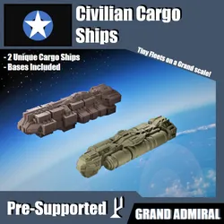 SCI-FI Ships Civilian Pack - Cargo Ships - Presupported