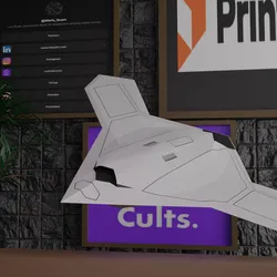 ✈️ Shadow Wraith UAV – Stealth Display Model