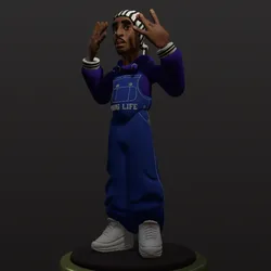 Tupac 3d model