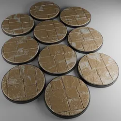 10x 65mm base with temple tiles (+toppers)