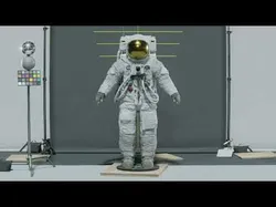 Apollo 11 A7L Spacesuit Rigged Low-poly 3D model