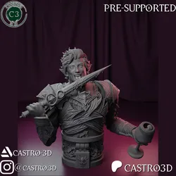 Astarion Ancunin - Baldurs Gate 3 Bust Collection 3D print model