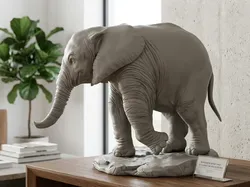 Baby Elephant - Free 3D Print Model
