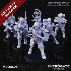 Biohackers Bio Fodder, Surrogate Miniatures February 2024 Modular Unit Release