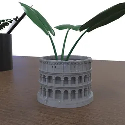 Colosseum Planter – Ancient Roman Architecture Inspired 3D Printable Pot