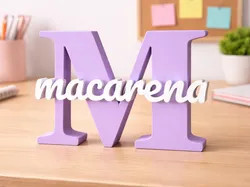 Decorative name Macarena NO AMS - Free 3D Print Model