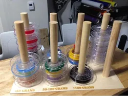 Filament Spool Storage Rack