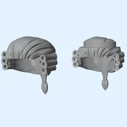 Medieval, Aristocrat Wig 2 Versions for Playmobil