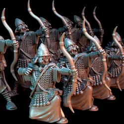 Sassanid Archers on foot - LEGIO IX HISPANA - Cursed Legion of Moloch