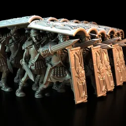 Testudo Formation - LEGIO IX HISPANA - Cursed Legion of Moloch