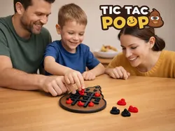 Tic Tac Poop | Funny 3D Printed Travel Game - Free 3D Print Model