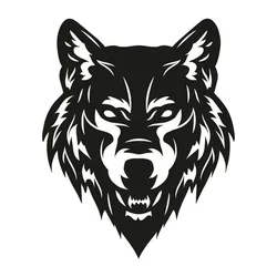 Wolf 2D Wall decor