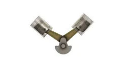 90 Degree V Type Twin Engine Designed in SolidWorks.