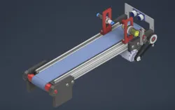 Adjustable Laboratory Conveyor Belt with Proximity Sensor – Compact Education Model