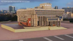 Boston City Hall 3D model