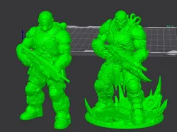 Characters & Creatures STL Download - GEARS OF WAR Netflix CCE fortnite.com/@cchrtbby CCHRTB