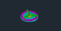 Cycloid internal reduction gear model
