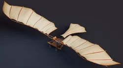 Da Vinci Inventions - Ornihopters Low-poly 3D model
