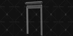 Door Pediment and Surround 3D print model 3D print model