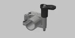 Drone arm folding hinge 20mm, right angle