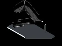 Escalera métalica exterior