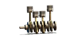 Four Cylinder Engine Design in SolidWorks
