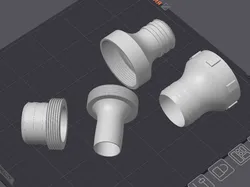 Home Appliance Accessories STL Download - 50mm sand filter adapter for swimming poolsby fostprint
