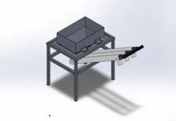 Hopper Feeder with triple Conveyors